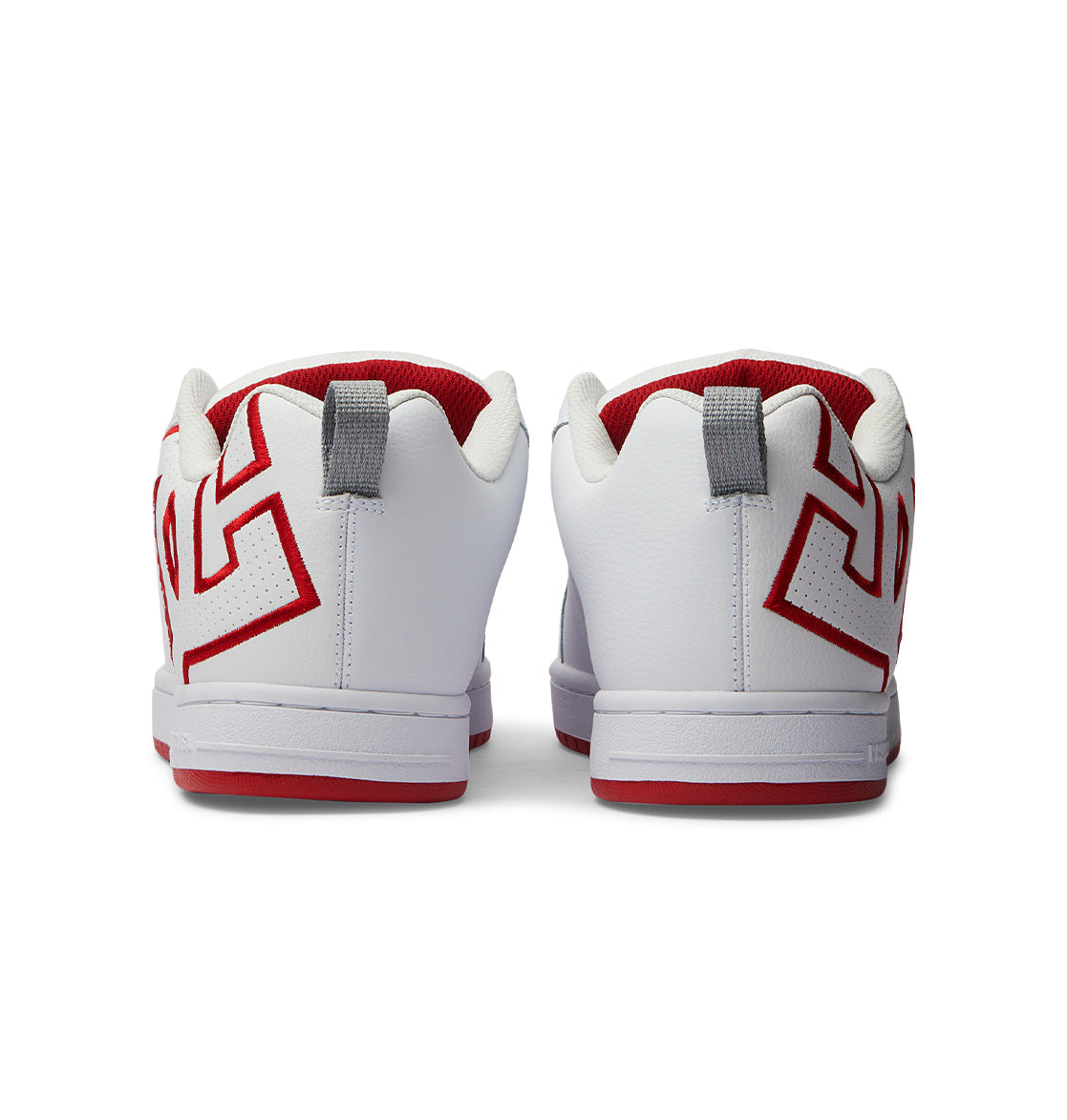 Men's Court Graffik Shoes - White/Red/Grey