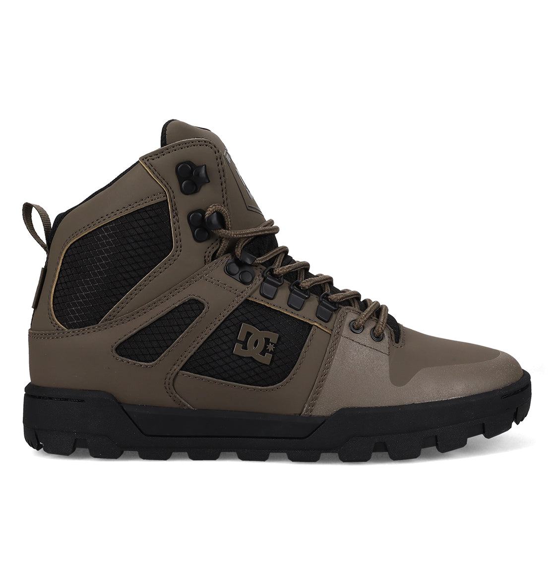DC Pure Hi Weather Resistant Leather Work Boots Brown Green Men’s Size 8 DC Pure High Top Winter Men main image 3