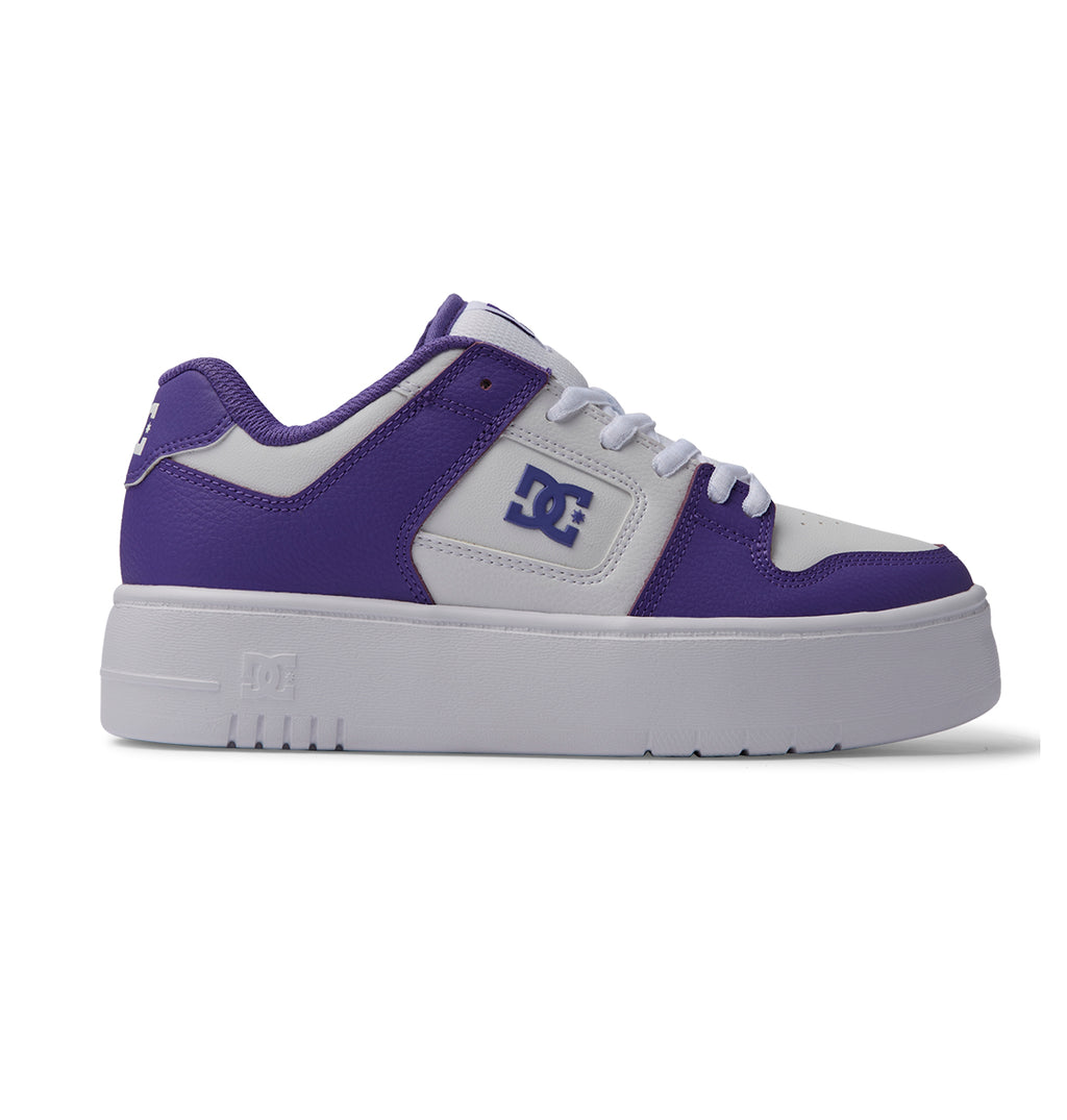 Scarpe DC SHOES Manteca 4 Platform Trainers - Donna In Pelle, EU 41, Nero/Bianco/Rosa