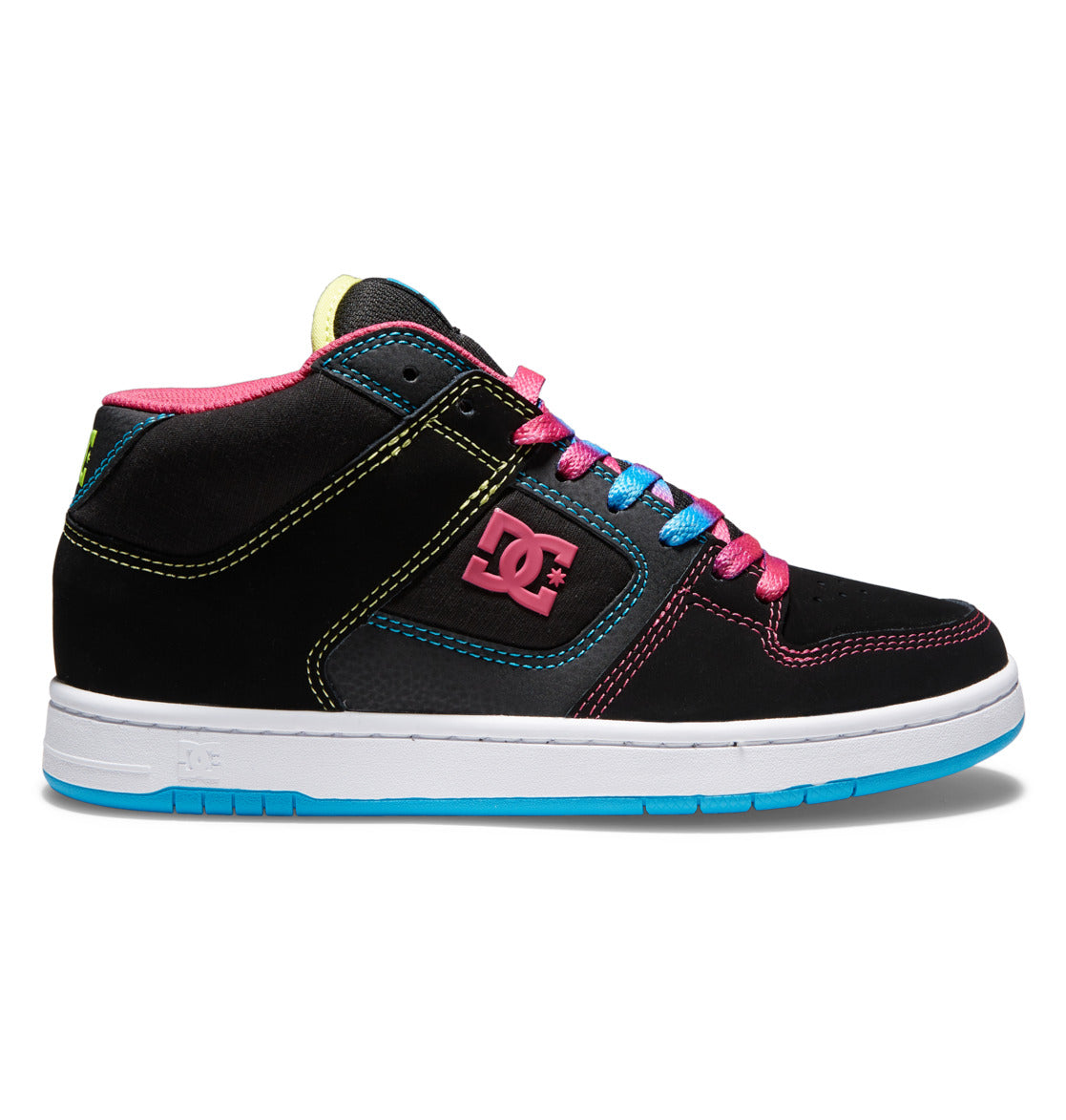 (取寄) DC レディース マンテカ 4 ミッド DC women Manteca 4 Mid Black/Multi 1 Women's Manteca 4 MID Mid-Top Shoes - DC Shoes