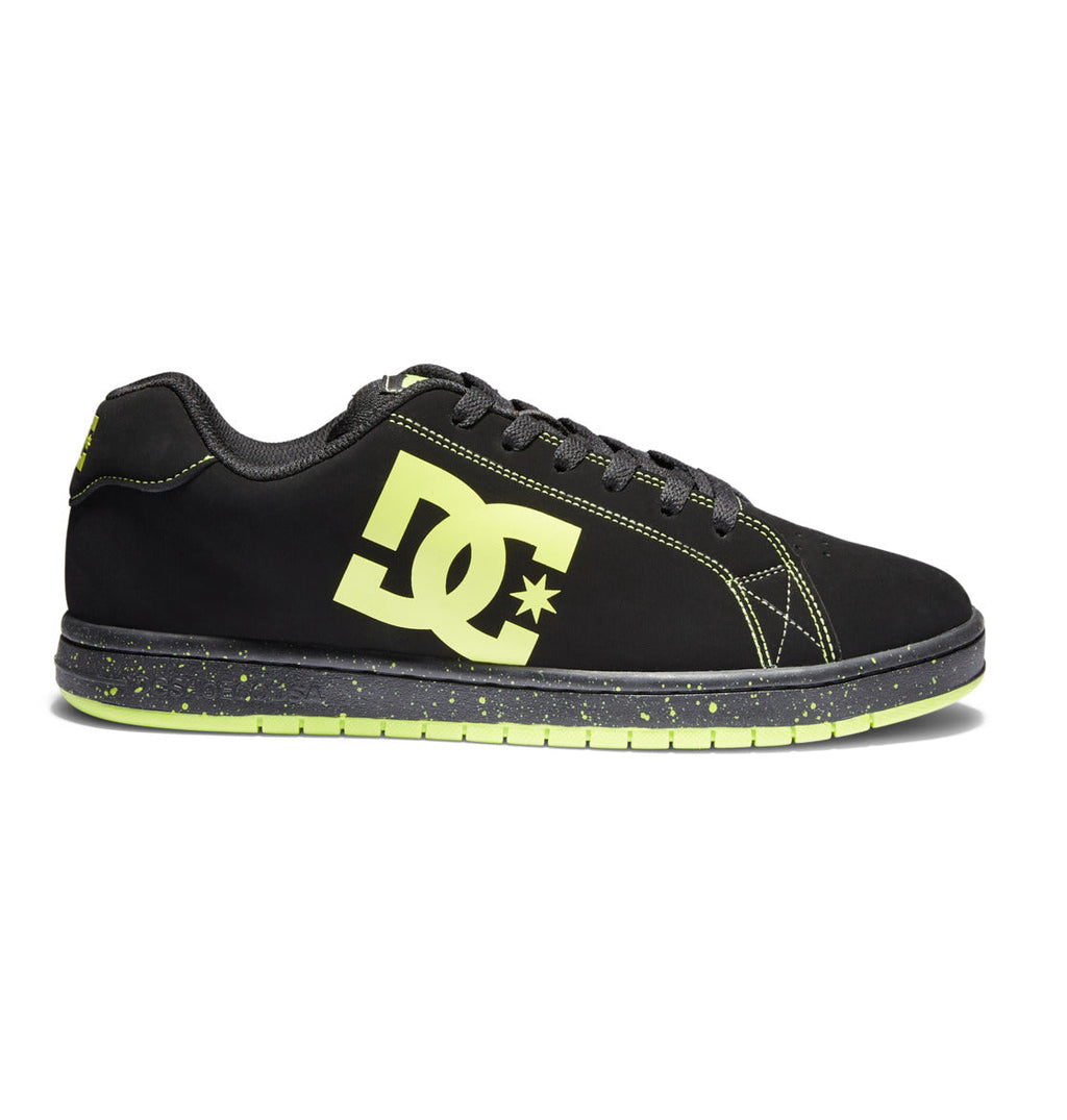 DC Shoes Gaveler Mens Skate Sneakers in Black Grey - 10.5 US