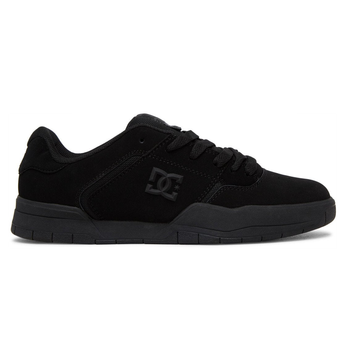 DC Central Shoes All Black with Full Gum Bottom Skate Suede Leather Mens Sz 10 DC Central Shoes All Black with Full Gum Bottom... | Depop main image 4