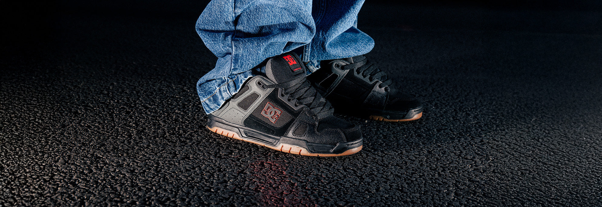 The Men's stag in black and green and red