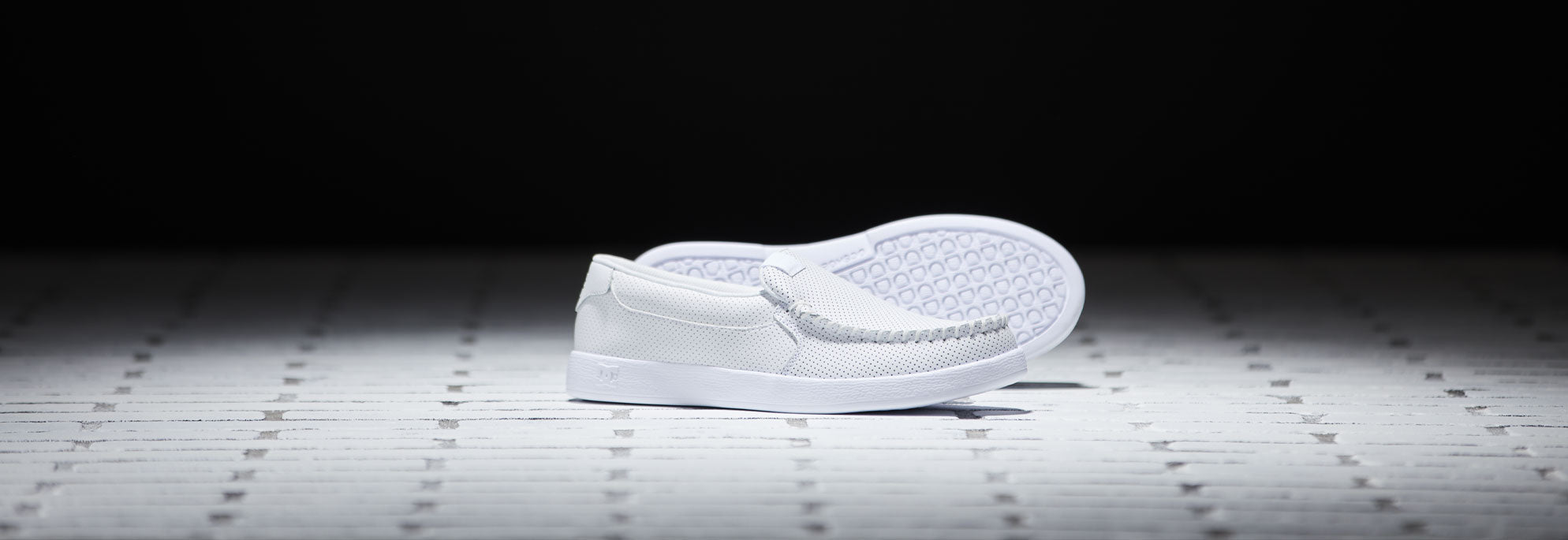 The Villain shoes in white