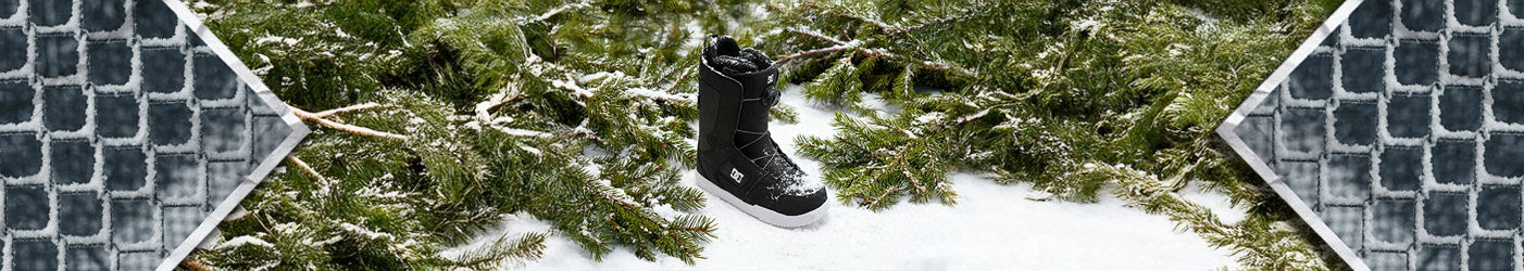 A fence with snow on it to symbolize a wintery theme