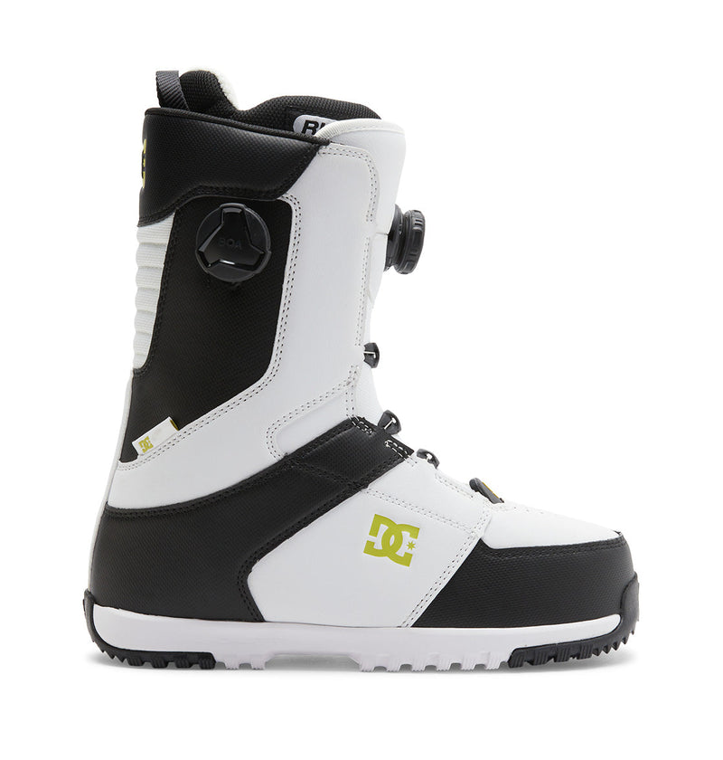 DC Men's Control Snowboard Boots White/Black / 8