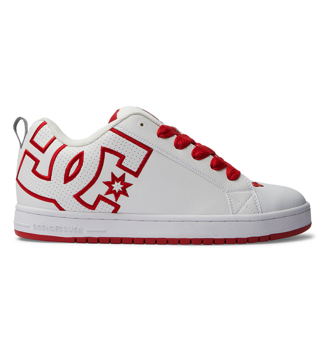 Men's Court Graffik Shoes - White/Red/Grey