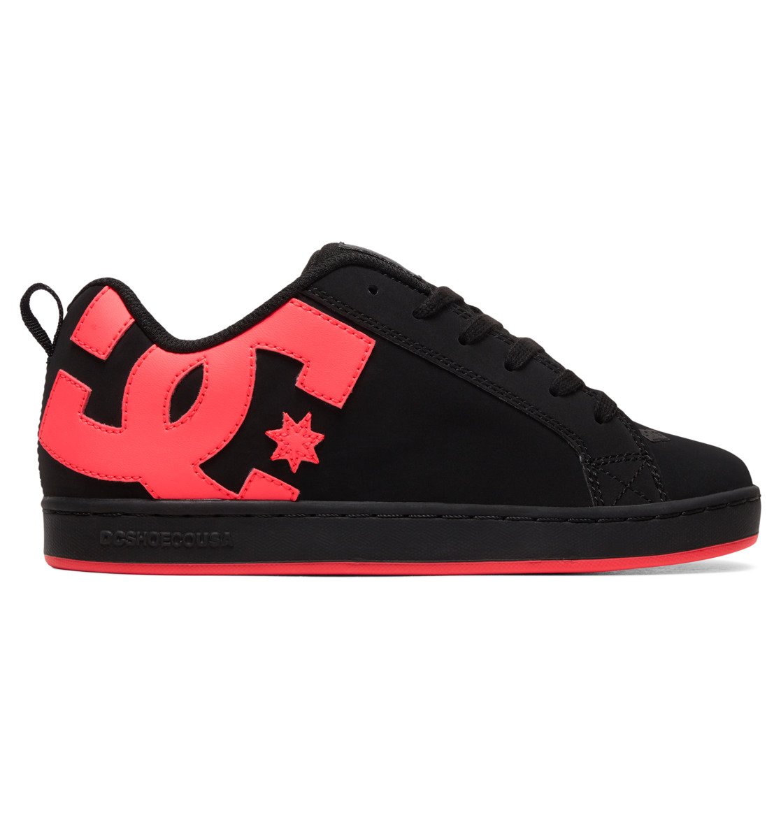 (取寄) DC レディース コート グラフィック w DC women Court Graffik W Black/Hot Pink Women's Court Graffik Shoes - DC Shoes