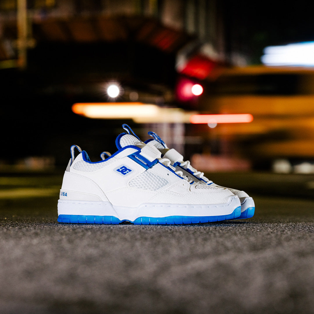 Shanahan shoes in blue and white