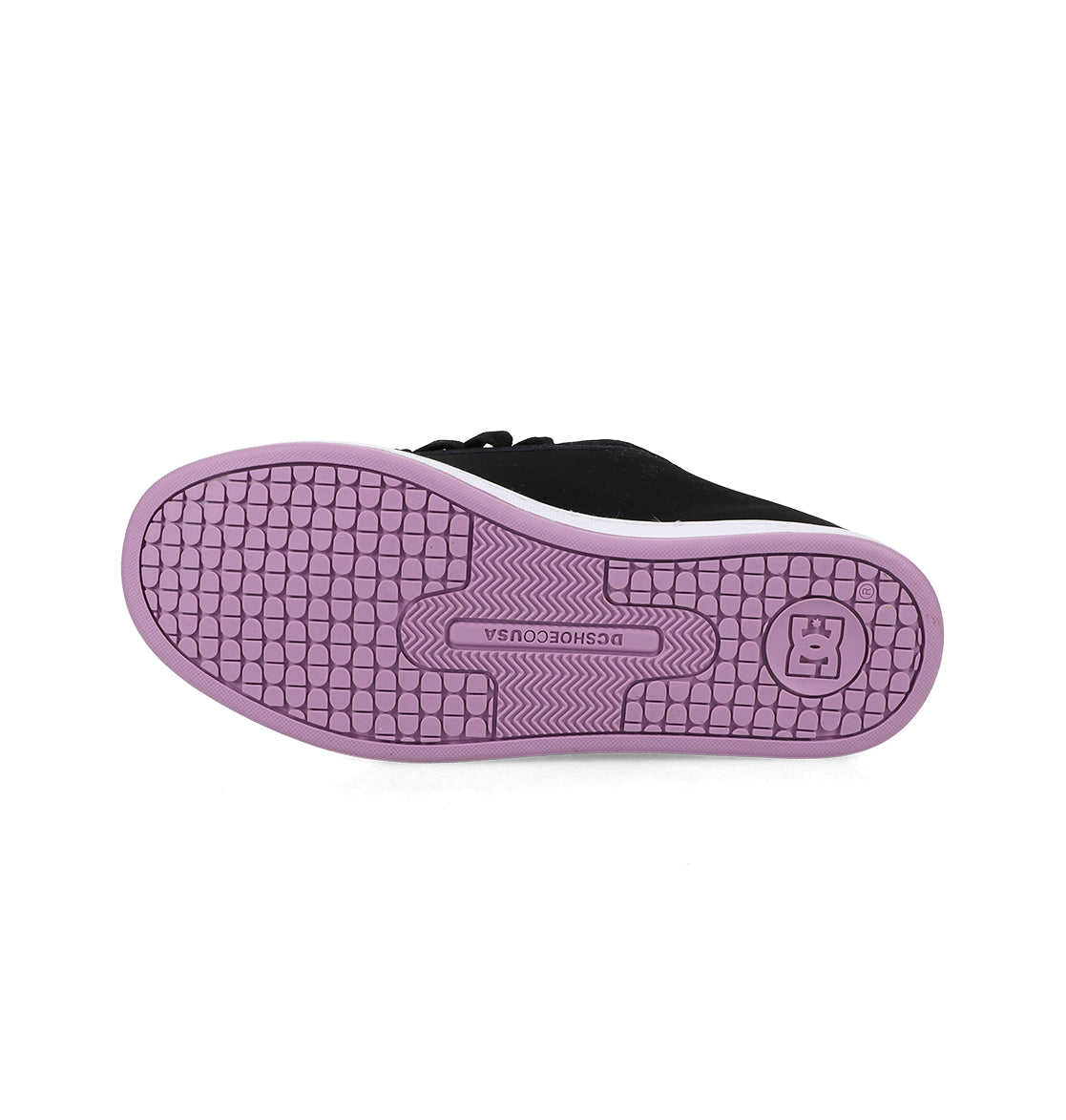 DC Shoes COURT GRAFFIK UNISEX - Sneakers basse - black/rosa DC Shoes COURT GRAFFIK UNISEX - Sneakers basse - black/rosa