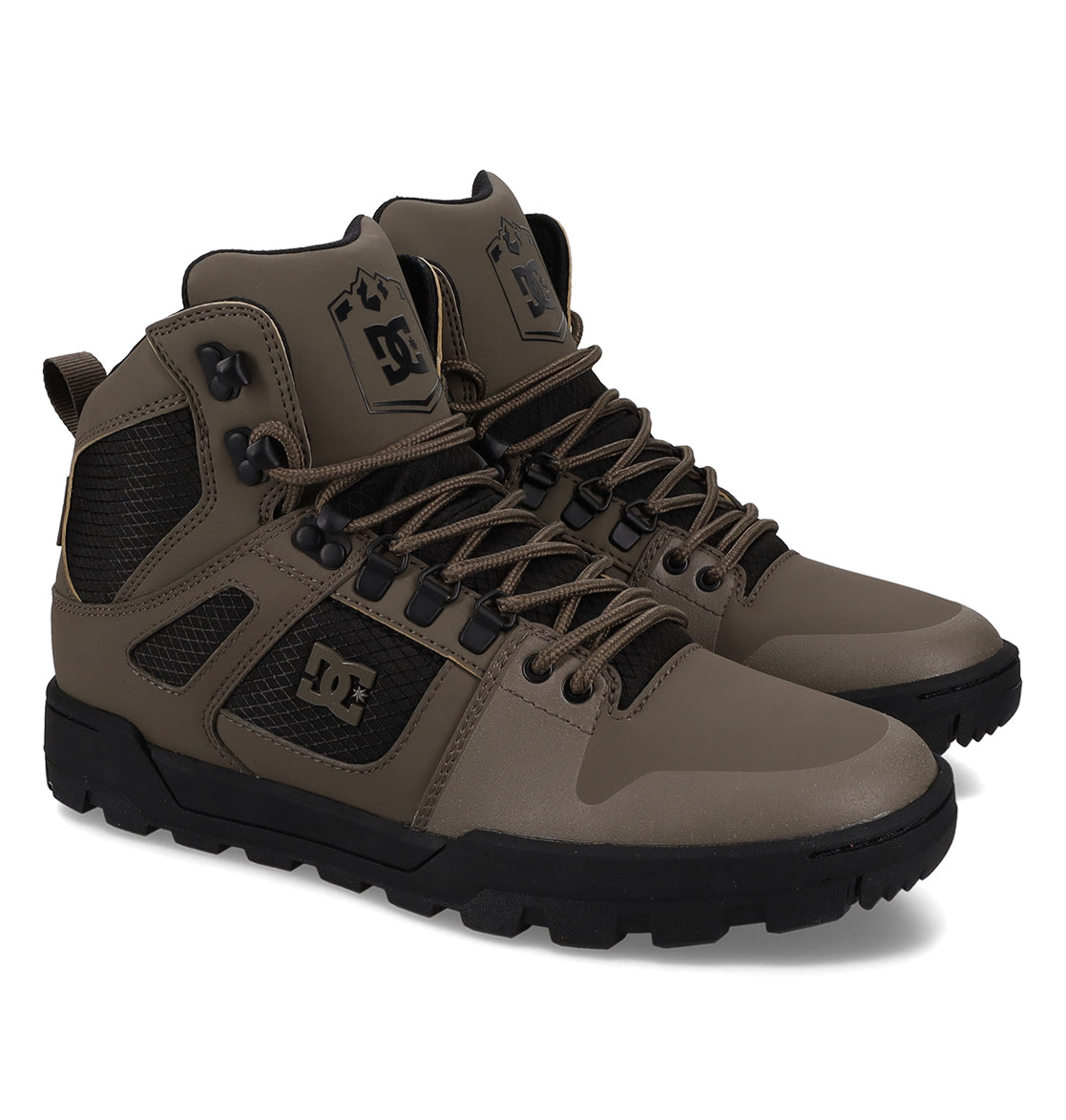 DC Rover Black and Gold Mens High-Top Boots Versatile Hi Wr - High-Top Lace-Up Boots for Men - Men main image 4