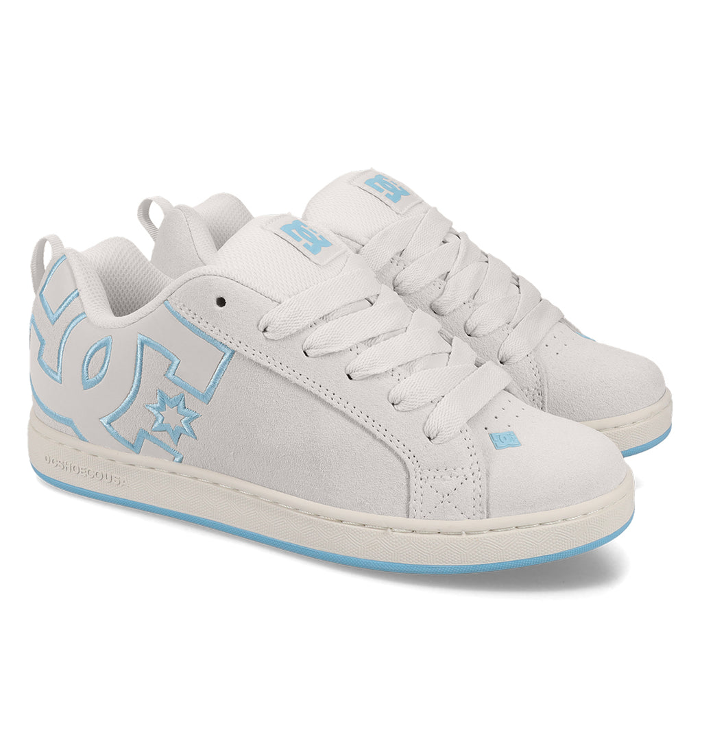 DC Court Graffik Skate Shoe Donna - Scarpe Da Skate Basse, In Tessuto E Gomma, Comfort E Stile
