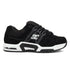 The Men’s AT-2 Shoes by DC Shoes feature a chunky black design with white accents, a gray sole, and “AEROTECH” text on the side. These skate shoes include a visible air cushion in the heel and enhanced AEROTECH ventilation for breathable comfort throughout your ride.