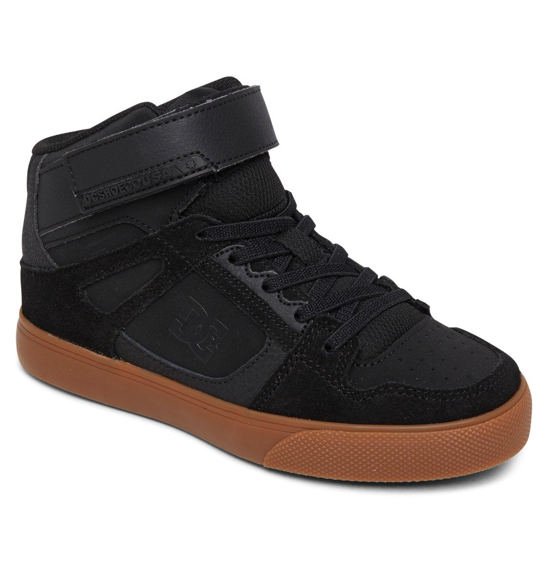Kids&#39; Pure High Elastic Lace High-Top Shoes - DC Shoes