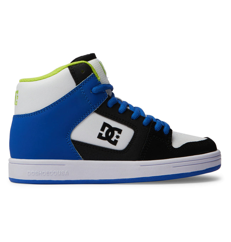 Shop DC Shoes Boys' Manteca 4 Hi-Top Shoes In Black/blue/green - Fast Shop DC Shoes Boys' Manteca 4 Hi-Top Shoes In Black/blue/green - Fast