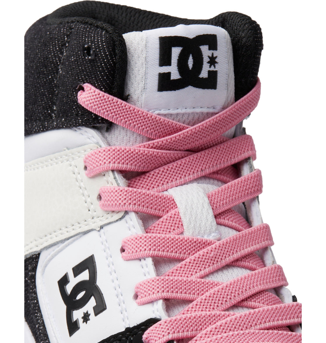 Kids&#39; Pure HI High-Top Elastic Lace Shoes - DC Shoes