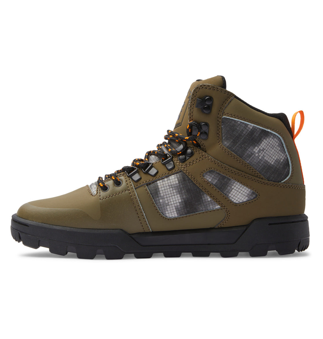 Men&#39;s Pure High-Top Water-Resistant Winter Boots - Olive/Black