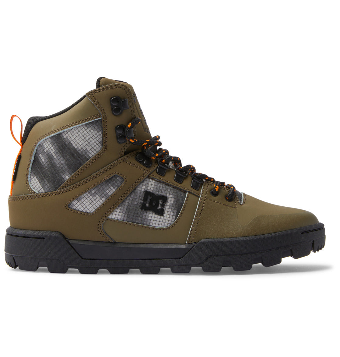Men&#39;s Pure High-Top Water-Resistant Winter Boots - Olive/Black
