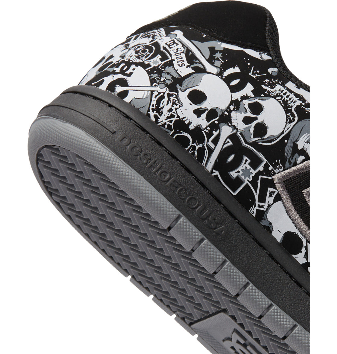 DC Shoes Gaveler-Leather Shoes Men's Trainers, Black Dk Grey Print, EU 42 - UK 8 : DC Shoes