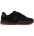 Introducing the Men’s Central Shoes by DC Shoes: a black low-top skate shoe featuring a gum sole, side DC logo, stitched detailing, and black laces. Combining classic DC style with comfort and durability, this cupsole design includes a padded collar and tongue for added support.