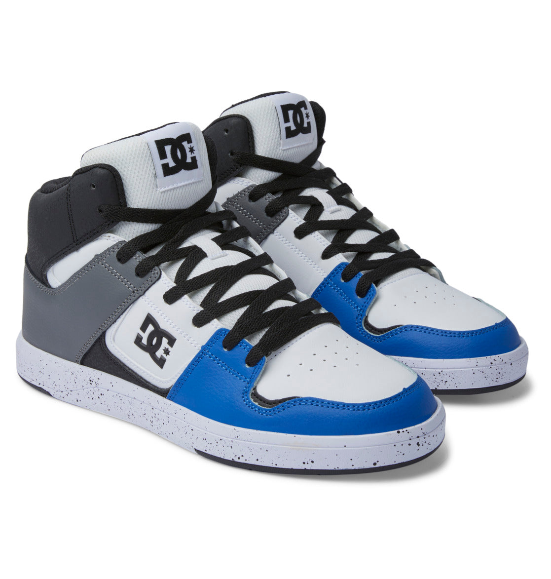 DC Cura High-Top Sneaker Donna - Bianco/Rosa/Turchese, Taglia 42 EU, Tomaia In Pelle, Chiusura Con Lacci
