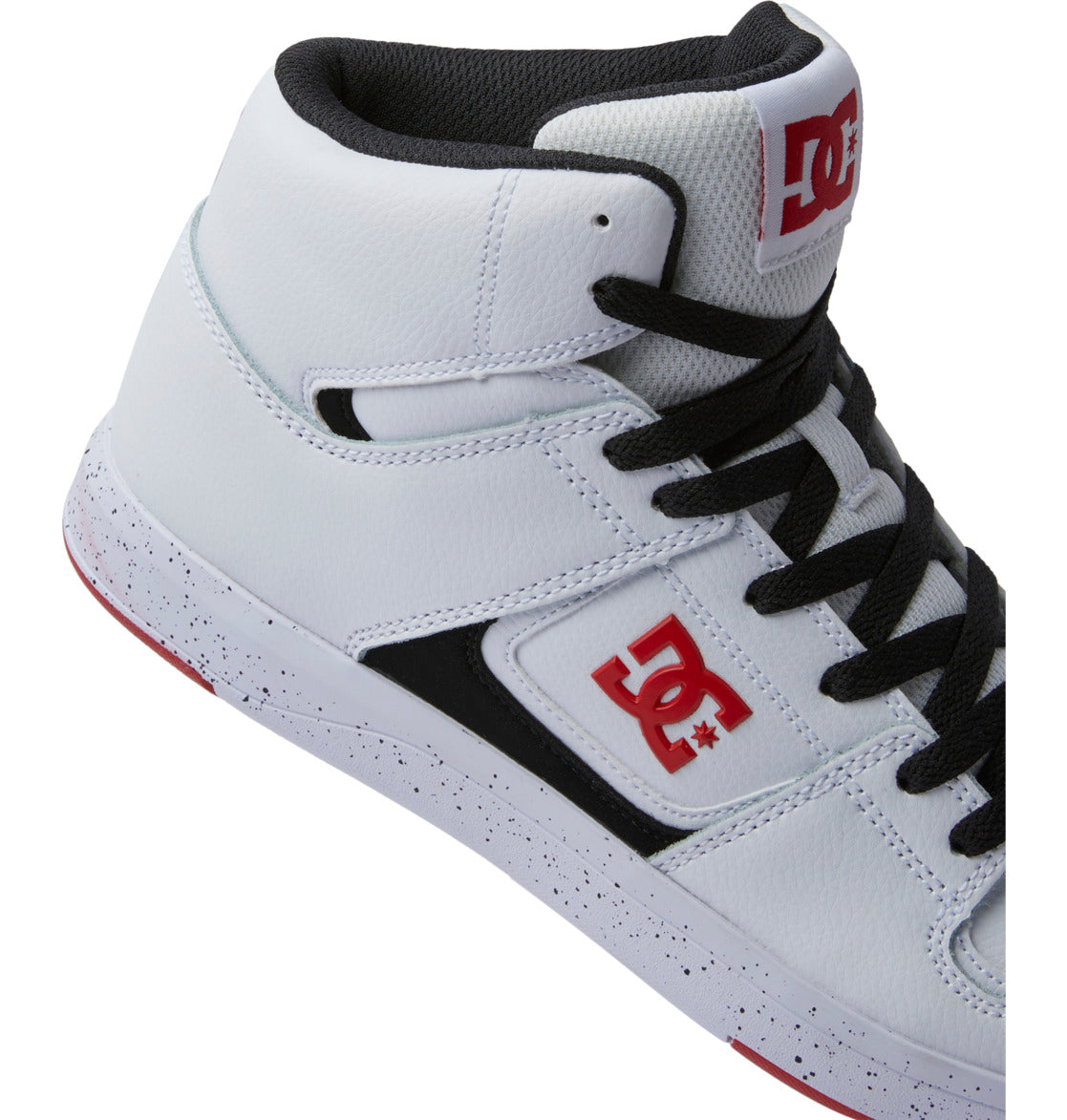 DC Cure Mens High‎ Top Red Sneakers Red White 11.5 DC Shoes Cure Junior Boys main image 3