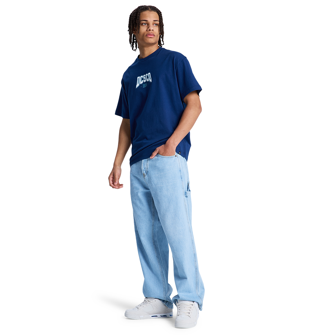 カーペンター　ディークロウ Men's Baggy Denim Carpenter Pants – DC Shoes