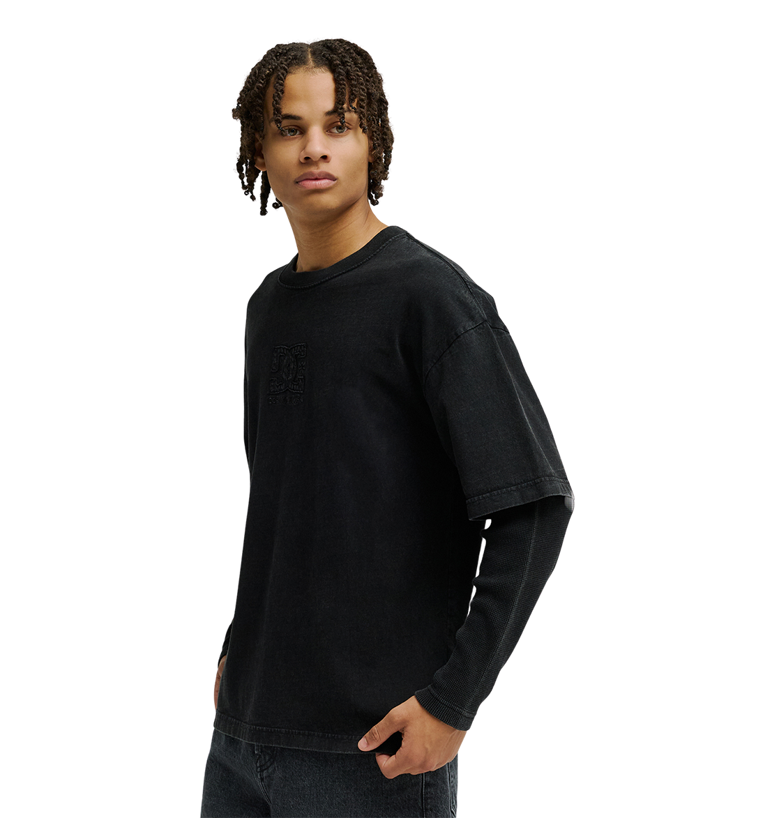 トップス GRIND MODE TWOFER LONG SLEEVE TEE Men's DC Twofer Long Sleeve – DC Shoes