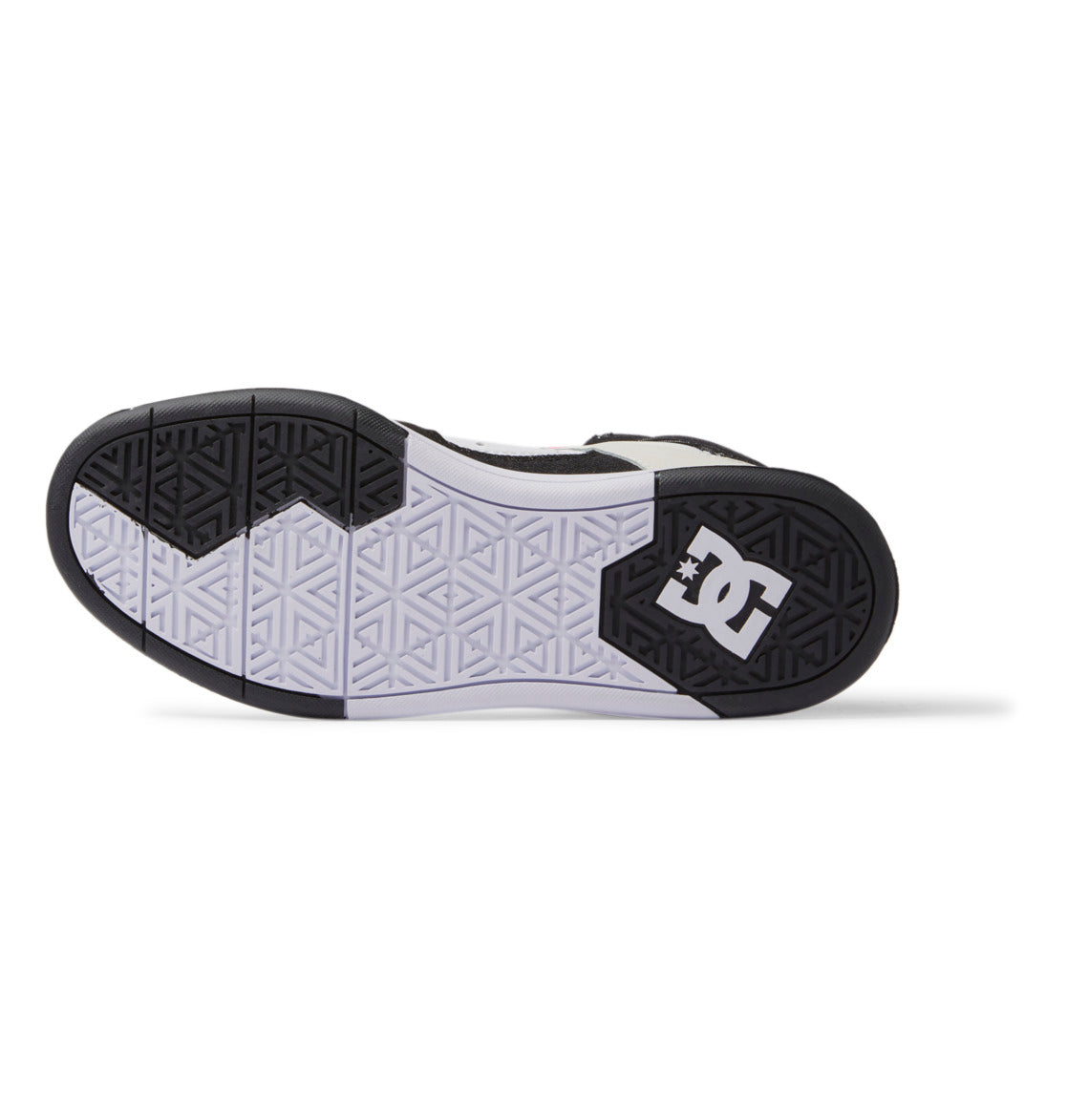 DC Cure High-Top Scarpe Da Ginnastica Uomo | Bianco/Grigio/Rosso, Tomaia In Pelle E Camoscio, Suola In Gomma - 6